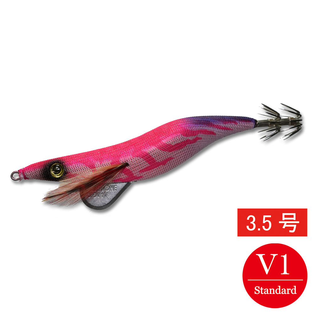 エギシャープ　3.5号V１（17g）　レッドベースピンク