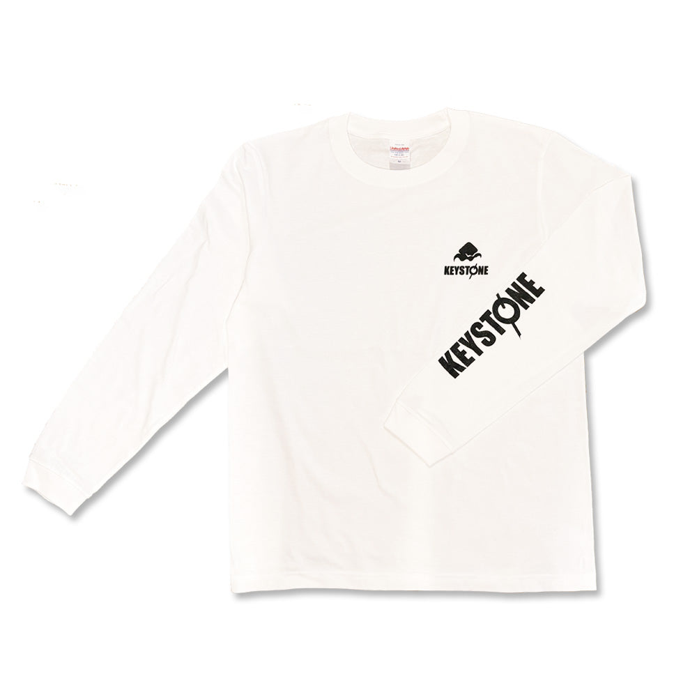 KEYSTONE ロゴ　ドライシルキータッチロングスリーブTシャツ