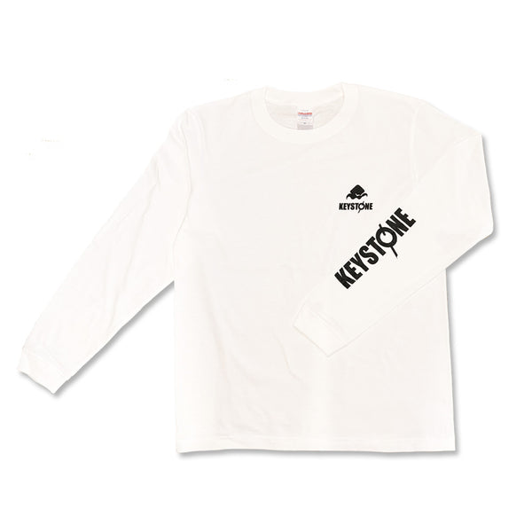 キープキャスト2026】KEYSTONEロゴ ロンT ホワイト – Keystone Direct Shop
