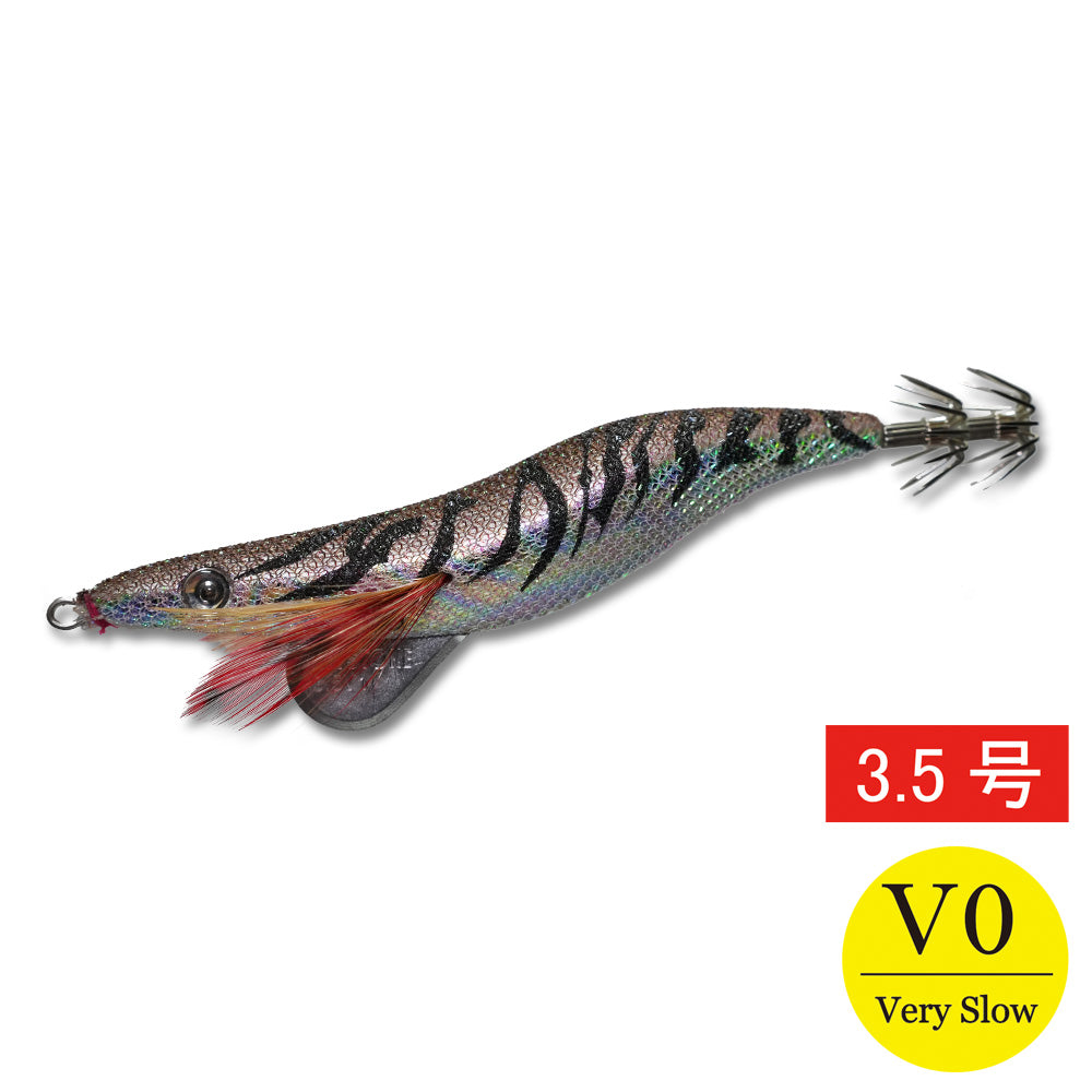 エギシャープ　3.5号V0（15g）　赤侍ブラウンタイガー