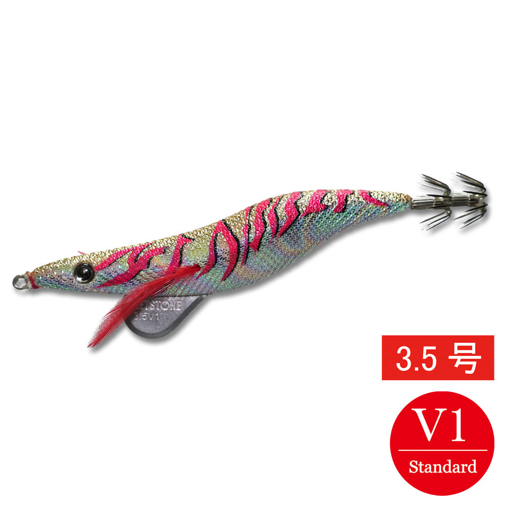 エギシャープ　3.5号V１（17g）　赤侍ゴールドキング