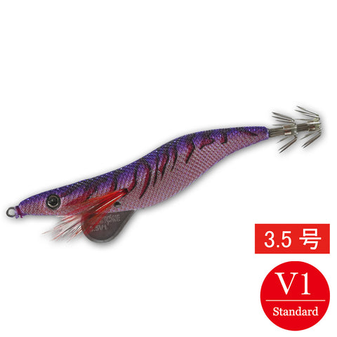 エギシャープ　3.5号V1　(17g)　赤侍メテオグローパープル