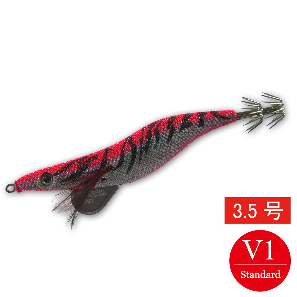 エギシャープ　3.5号V1　(17g)　赤侍メテオグローレッド