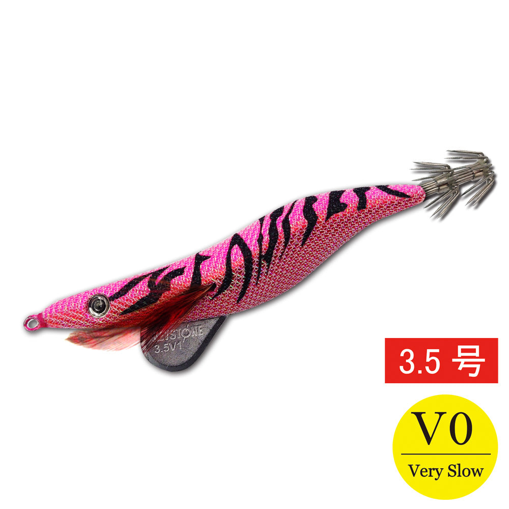 エギシャープ　3.5号V0　(15g)　赤侍ピーチタイガー