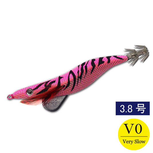 エギシャープ　3.8号V0　(17g)　赤侍ピーチタイガー