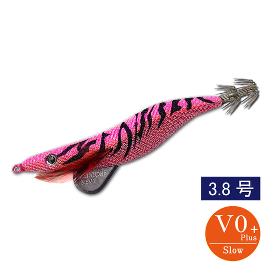 エギシャープ　3.8号V0＋　(18g)　赤侍ピーチタイガー