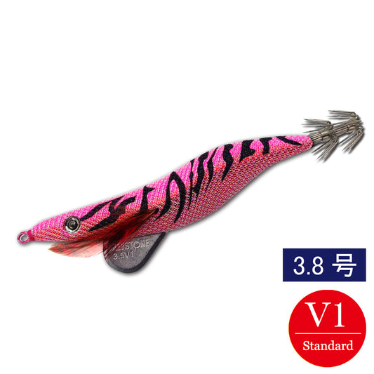 エギシャープ　3.8号V1　(19g)　赤侍ピーチタイガー
