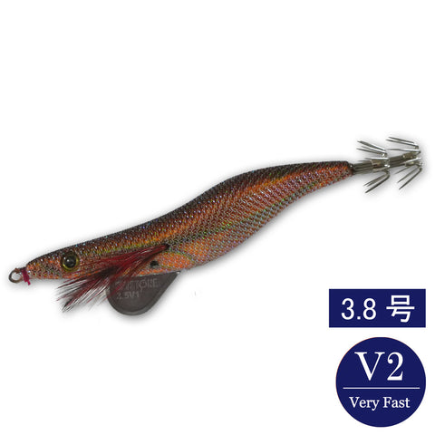 エギシャープ　3.8号V2　(24g)　デイロックブラウン