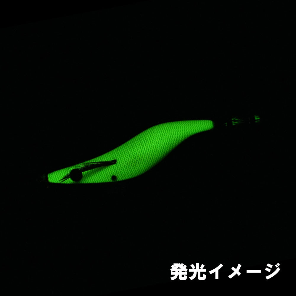 モンローエギ　2.5号　夜焚き/まったりチューン　フルグローホワイト