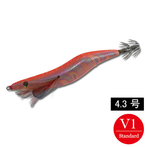 エギシャープα　4.3号V1　(24g)　はいむるぶしオレンジ