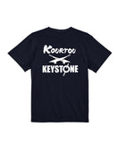 【受注生産】幸漁丸×キーストン　コラボ半袖Tシャツ ブラック×ホワイトロゴ