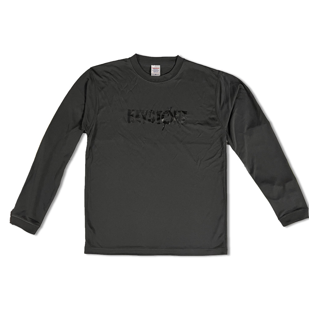 KEYSTONE ロゴ ドライシルキータッチロングスリーブTシャツ