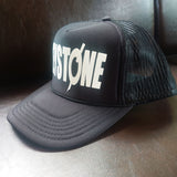 keystone logo mesh cap black/white