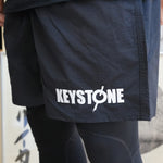 KEYSTONE ロゴナイロンショートパンツ　ブラック　短パン