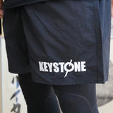 KEYSTONE ロゴナイロンショートパンツ　ブラック　短パン