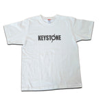 keystone logo T-shirt white/black logo