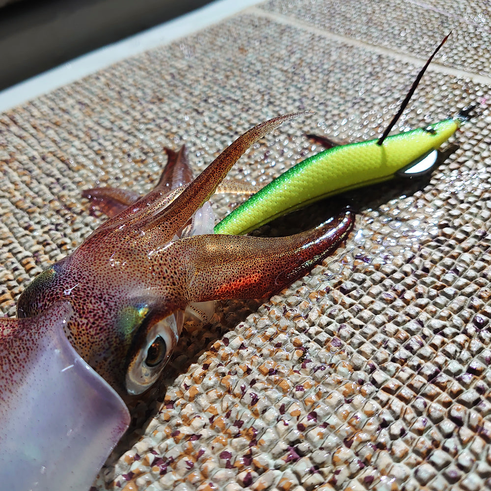 Drip bait ドリップベイト　90mm　イエローグローグリーン