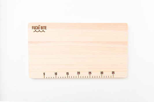 fuchibite ヒノキ スケール付き　まな板　まな板【43×24×2cm】