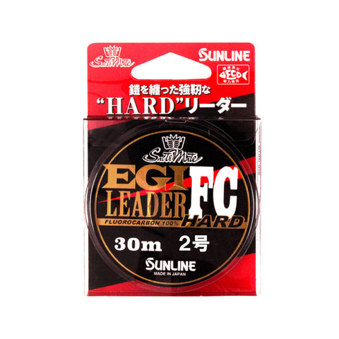 【サンライン】EGI LEADER FC HAED 2号30ｍ　8lb　ソルティメイト　エギリーダー【SUNLINE】