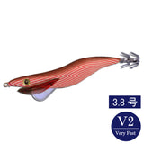 エギシャープ　3.8号V2（24g）　レッドベースブラウン