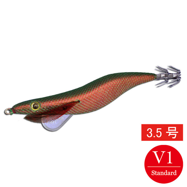 激安 キーストン KEYSTONE REVOLT エギシャープ 3.8号 V1 エギシャープ 3.5号V1（17g） レッドグリーンベースグリーン