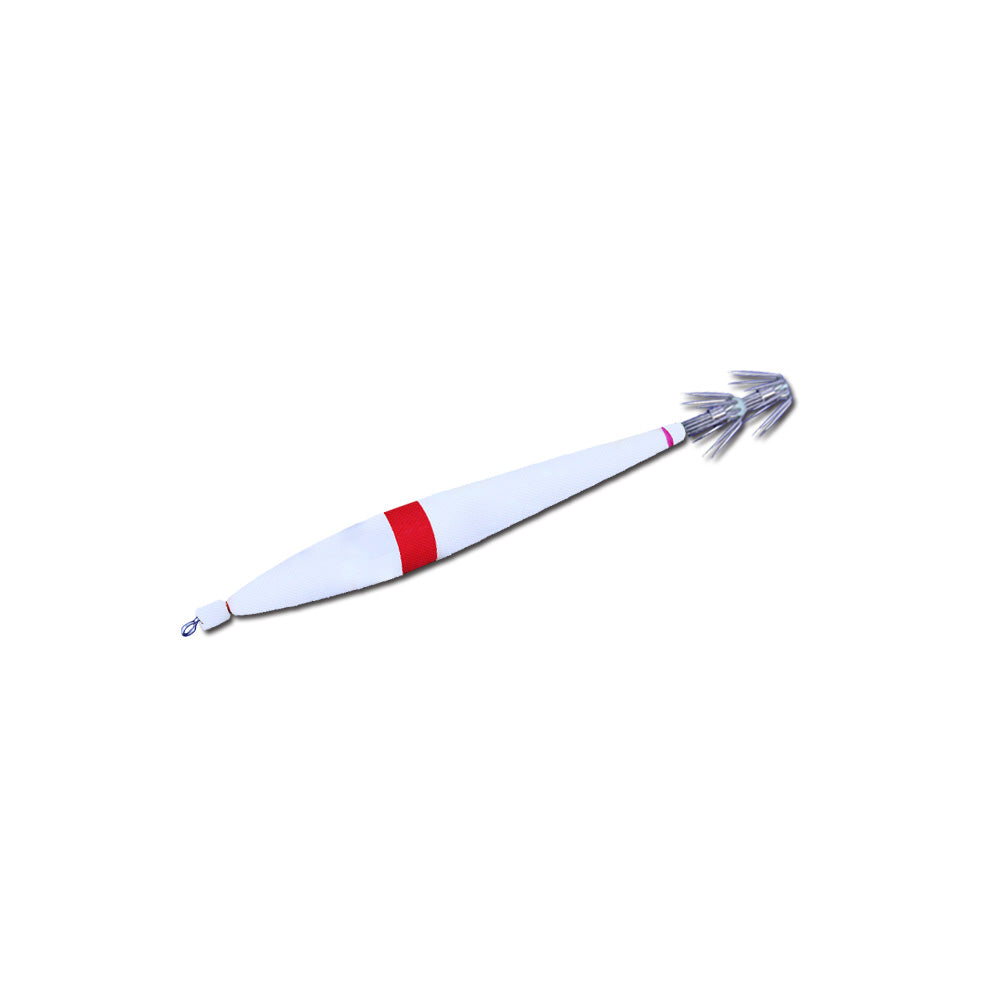 硬質発泡浮きスッテ　115ｍｍ（5.0号）夜光　赤セン　（１パック２本入り）