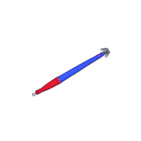 ukipla hybrid hook 100mm 1 needl glow red/blue