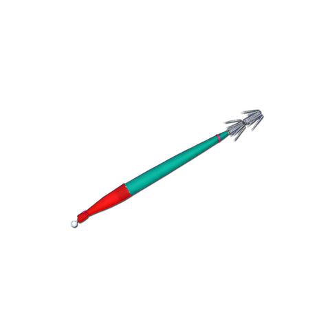ukipla hybrid hook 110mm 2needles glow red/green