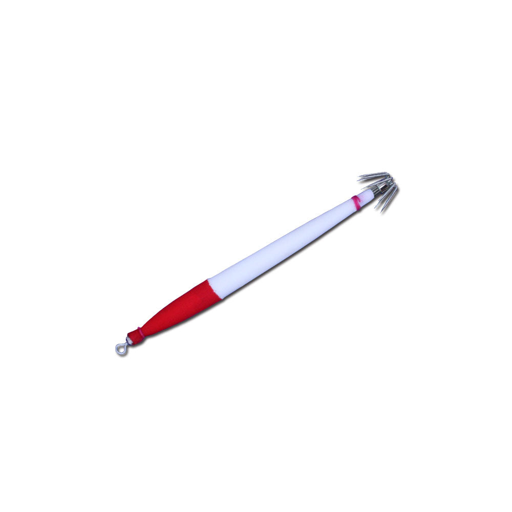 ukipla hybrid hook 100mm 1 needl glow red/white