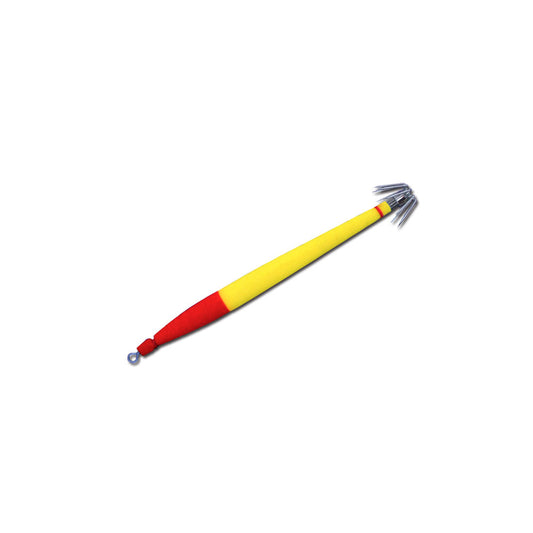 ukipla hybrid hook 100mm 1 needl glow red/yellow