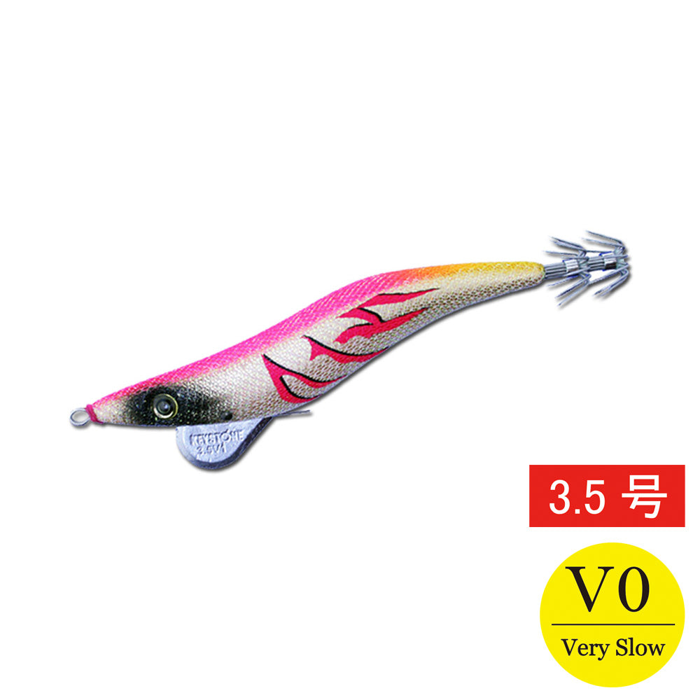 【邪道エギ】早福型 邪道編　3.5号V0(15g)　ゴールドベースピンク