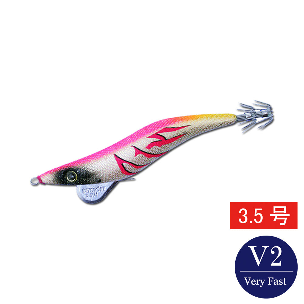 【邪道エギ】早福型 邪道編　3.5号V2(19g)　ゴールドベースピンク