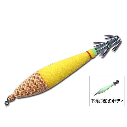 ビビンスッテ　夜光ボディ　4.0号TV2　赤イエロー×白メタ【1パック2本入り】