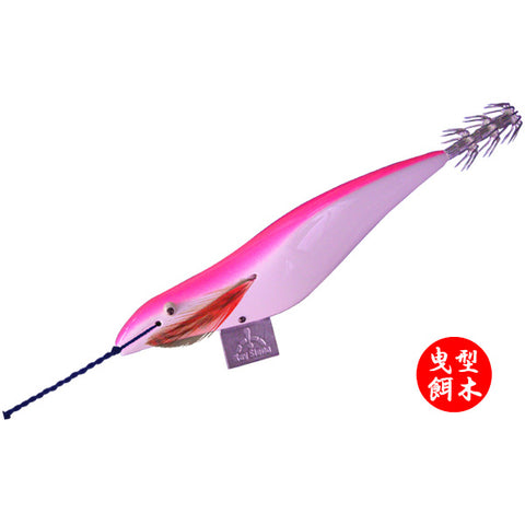 Floating squid jig hikigataegi gotogata 4.5 pink