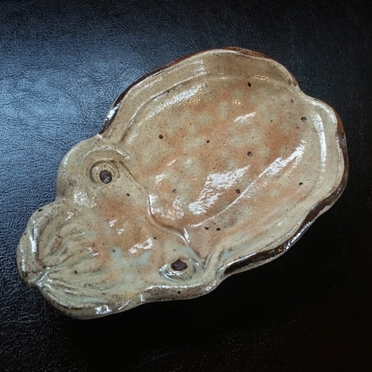 小杉窯　イカ小皿