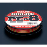 【サンライン】SIGLON　PE　X8　0.8号-150ｍ　MULTI COLOR　12lb　6.0kgMAX　シグロンPE　マルチカラー【SUNLINE】