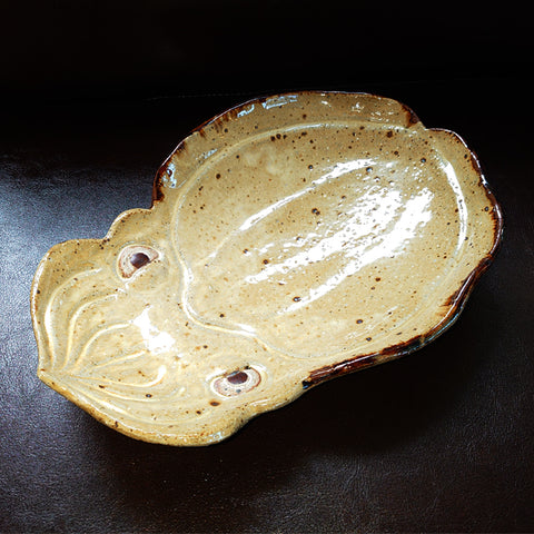小杉窯　イカカレー皿