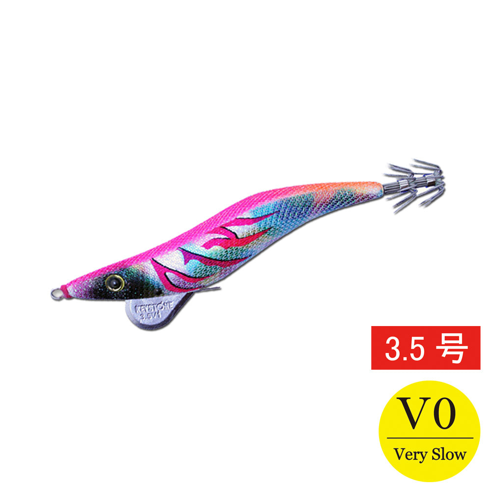 【邪道エギ】早福型 邪道編　3.5号V0(15g)　マーブルベースピンク
