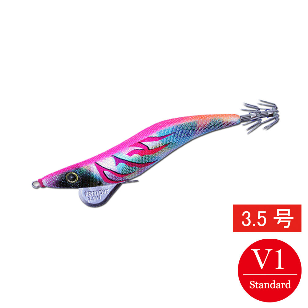 【邪道エギ】早福型 邪道編　3.5号V1(16g)　マーブルベースピンク