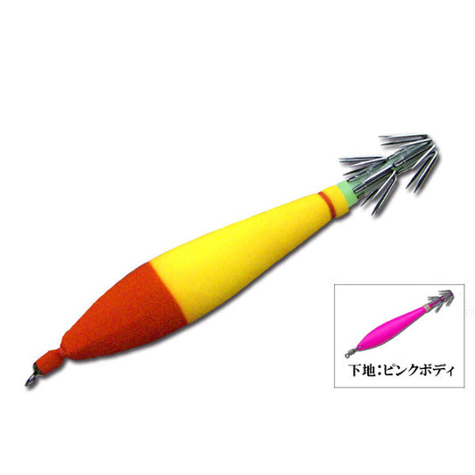 ビビンスッテ　ピンクボディ　4.0号TV2　赤イエロー　【1パック2本入り】