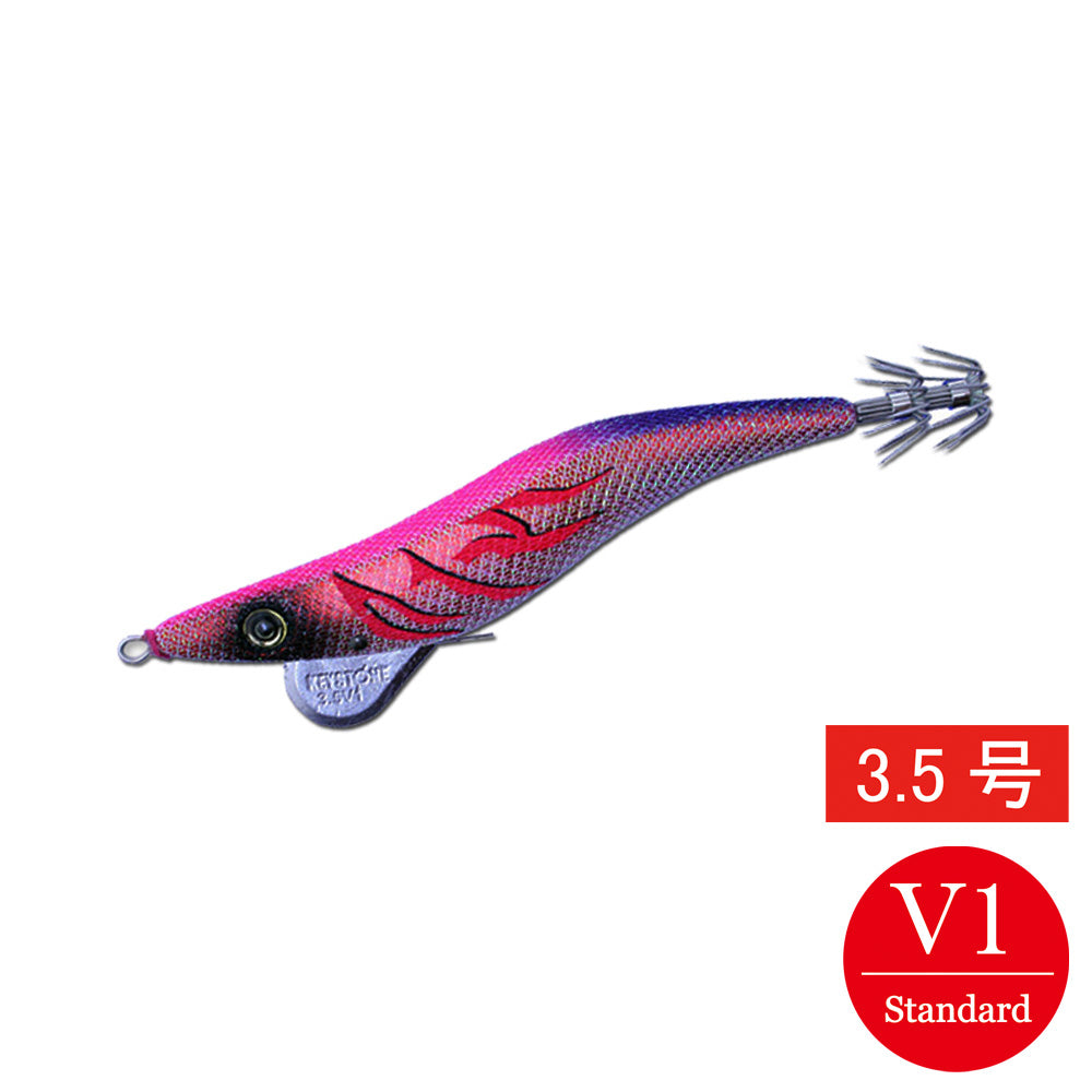 【邪道エギ】早福型 邪道編　3.5号V1(16g)　レッドベースピンク