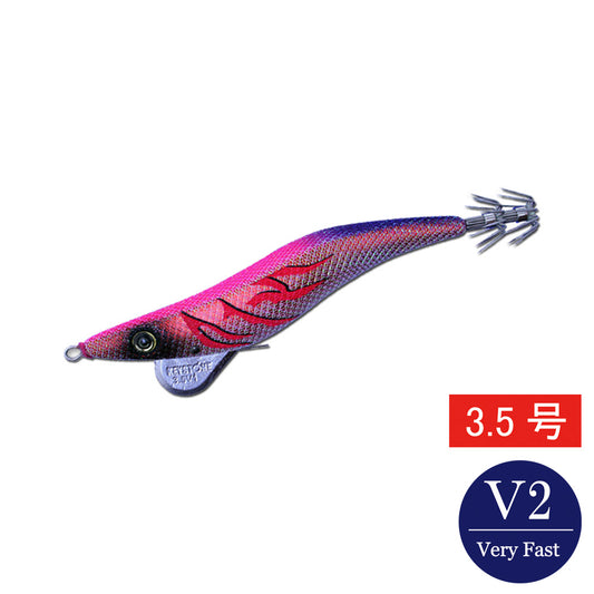 【邪道エギ】早福型 邪道編　3.5号V2(19g)　レッドベースピンク